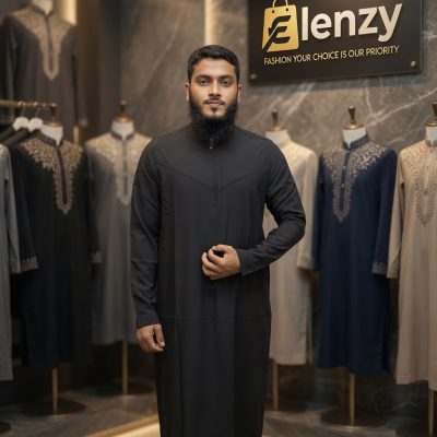 Elenzy Fashion Premium Black Indonesian Jubba